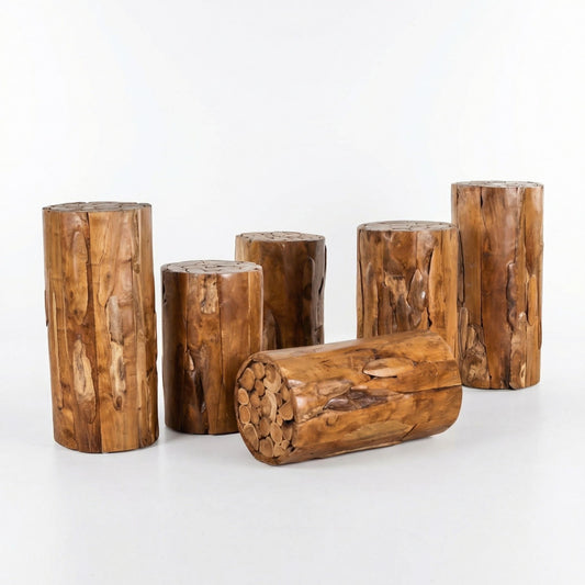 Teak Wurzel – Blumensockel & Deko Säule Bali Style