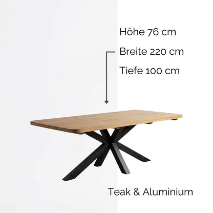 Bali Breeze, Outdoor Garten‑Sitzgruppe, Teak Garden Dining Set