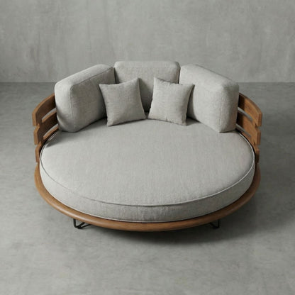 Daybed Segara Mewah – inkl. Polster, Teakholz