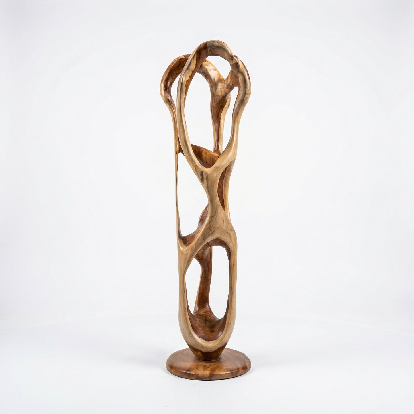 Exklusiver Aufsteller aus massivem Teakholz aus Indonesien