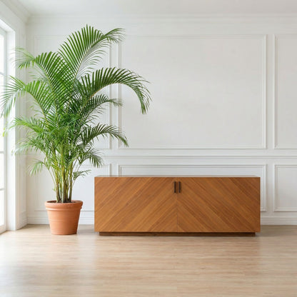 Sideboard Rosi aus massivem Teakholz, Kommode