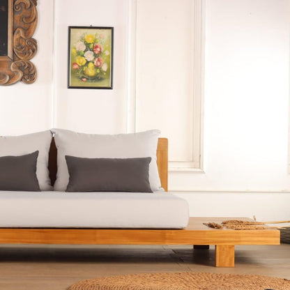 Kaizen | Japanisches Futon Sofa|Bett aus Teakholz